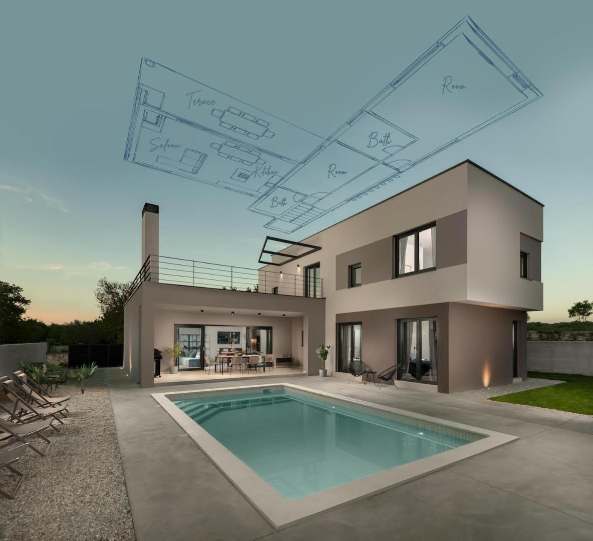 Villa 45 Vodnjan Exteriör bild